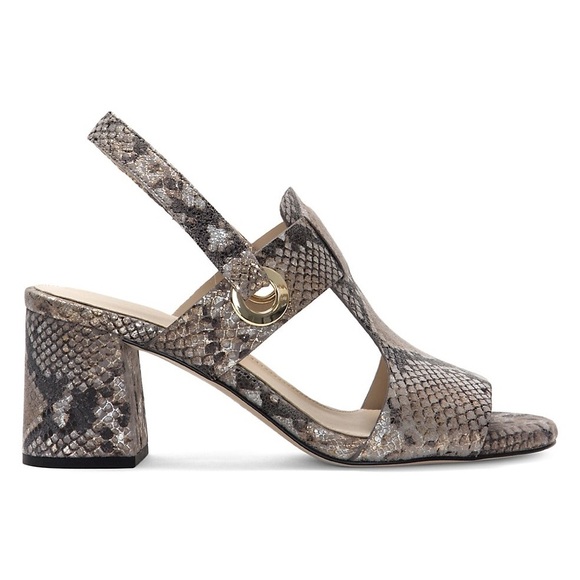 Cole Haan Shoes - Cole Haan Adele Sandals Gray Snakeskin Print Size 7